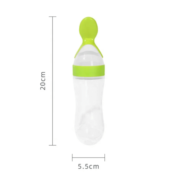 Silicon baby spoon bottle feeder - Image 3