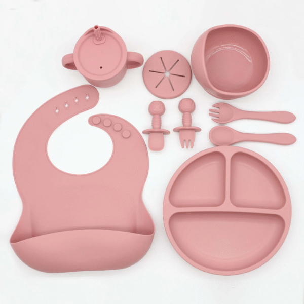 8pcs Silicon Feeding Set - Image 3