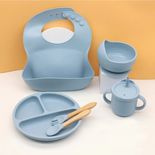8pcs Silicon Feeding Set - Image 4