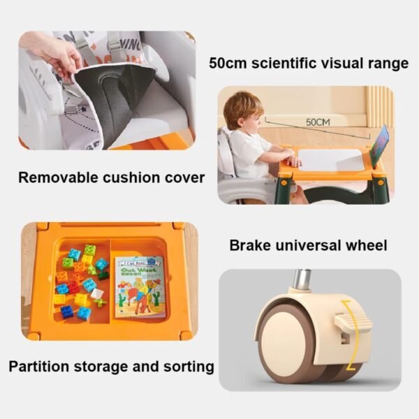 Multi-functional 3-in-1 Baby Feeding High Chair - Image 3