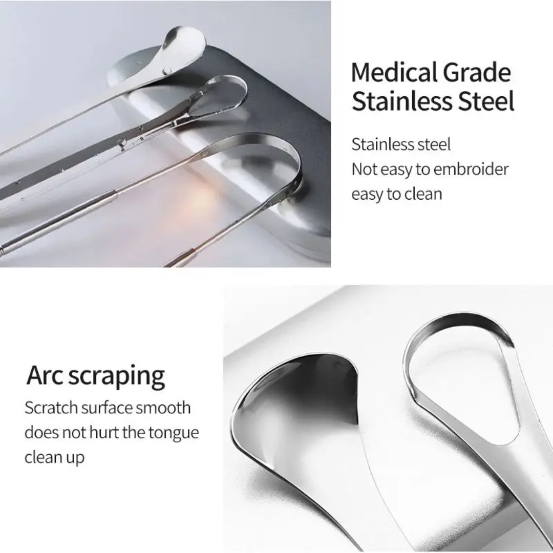 3in1 Tongue Scraper with a Case - Image 2