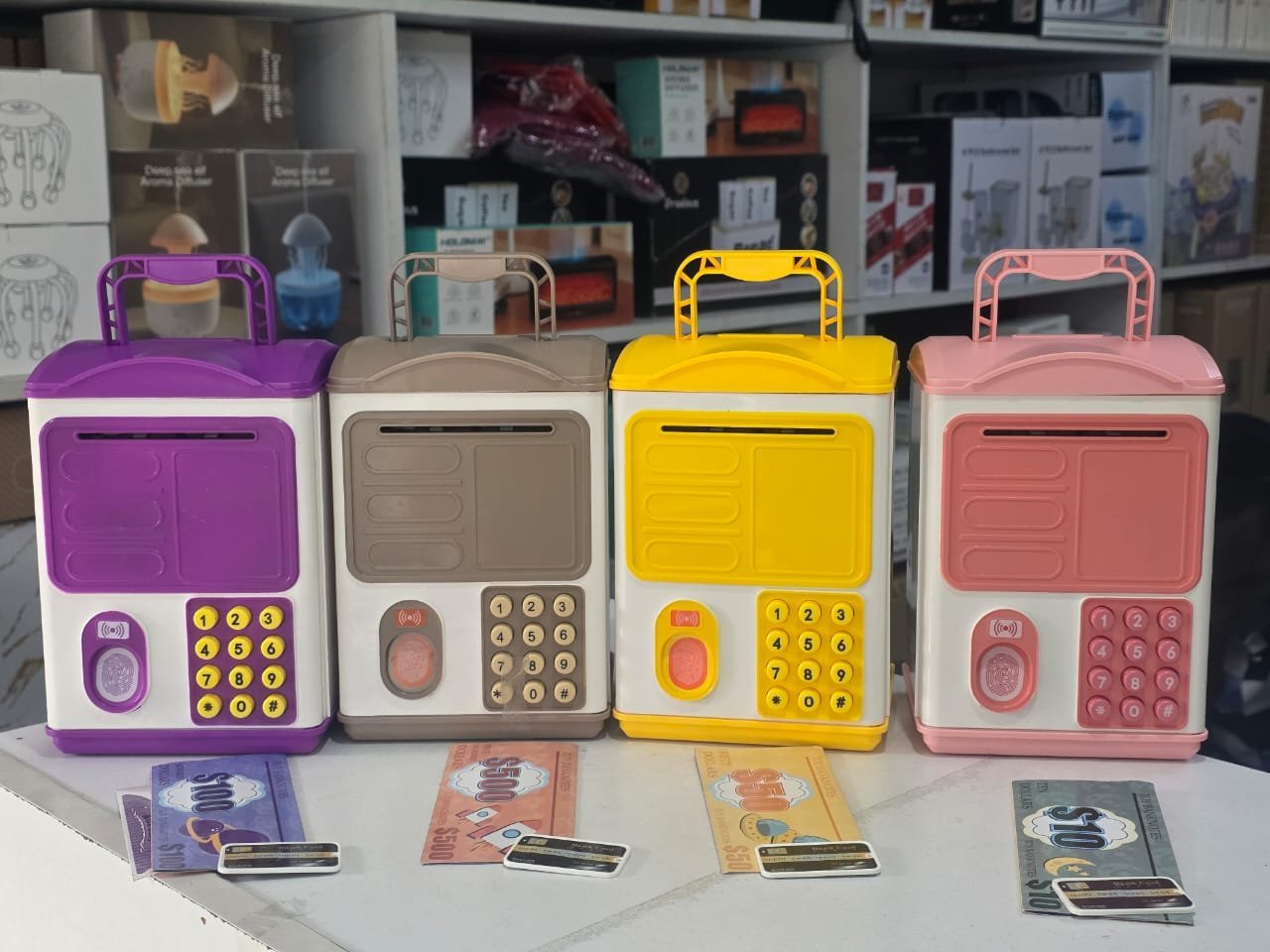 Finger print electronic piggy home bank with music - Image 2