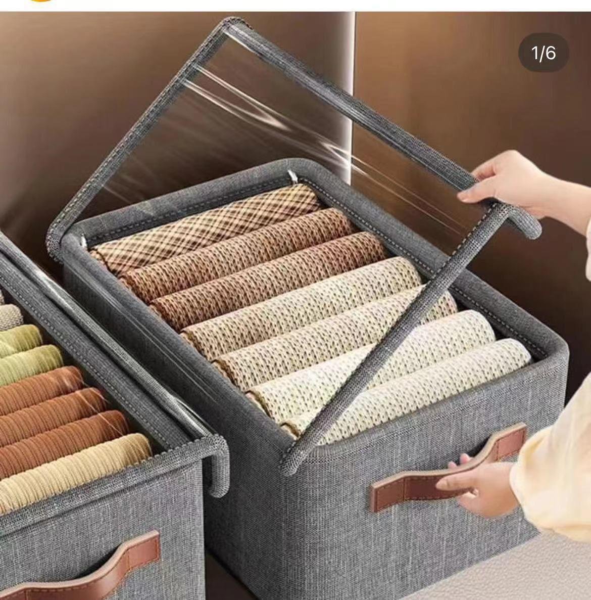 Hard fabric Collapsible Closet Organizer with a Cover - Image 4