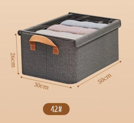 Hard fabric Collapsible Closet Organizer with a Cover - Image 2