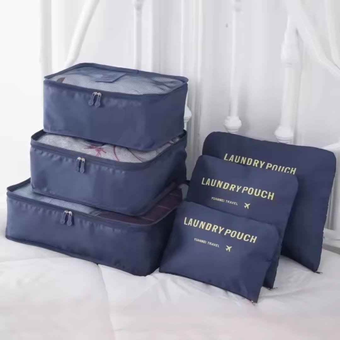 6pcs Luggage Travel Organizers For Suitcase