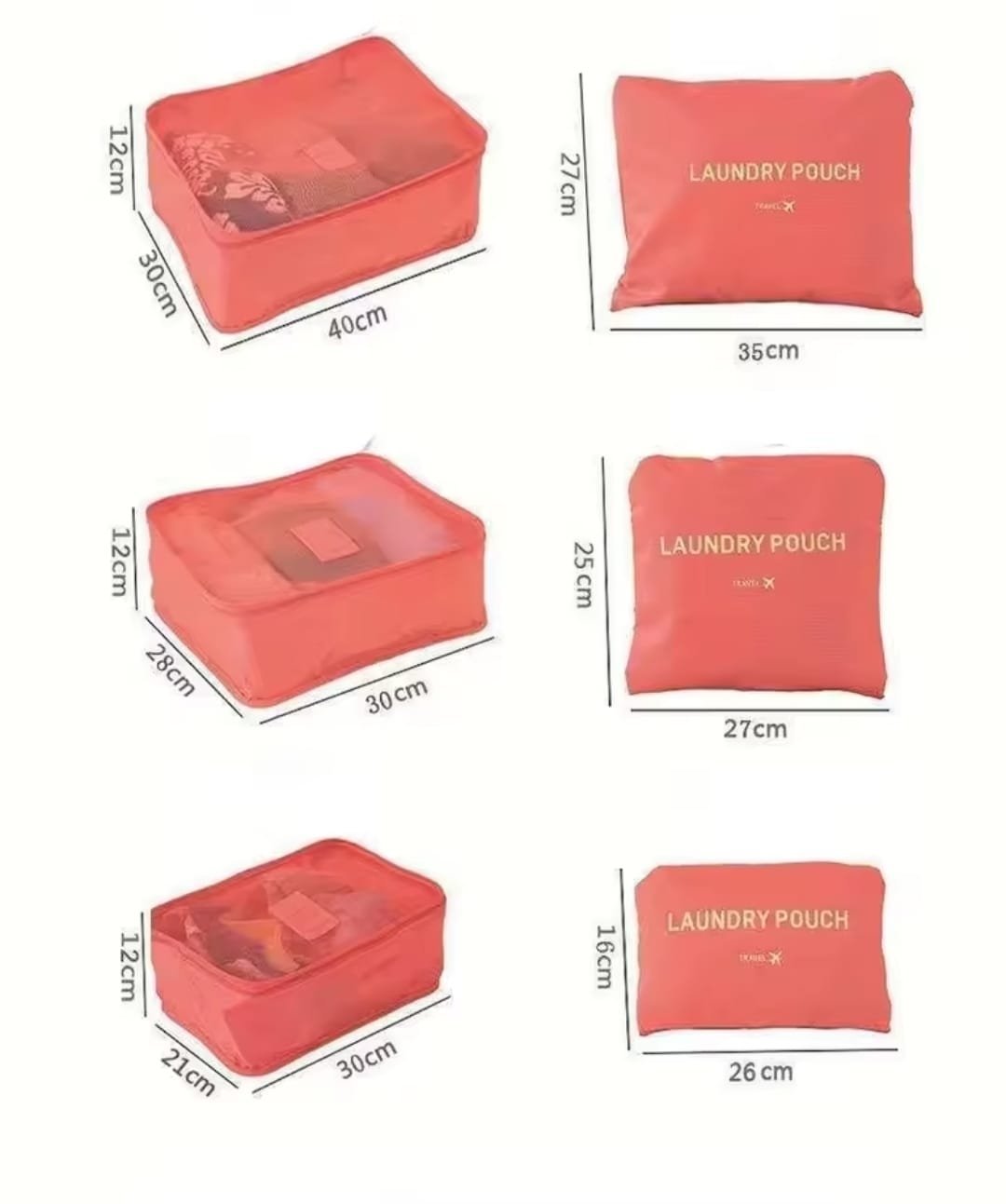 6pcs Luggage Travel Organizers For Suitcase - Image 7