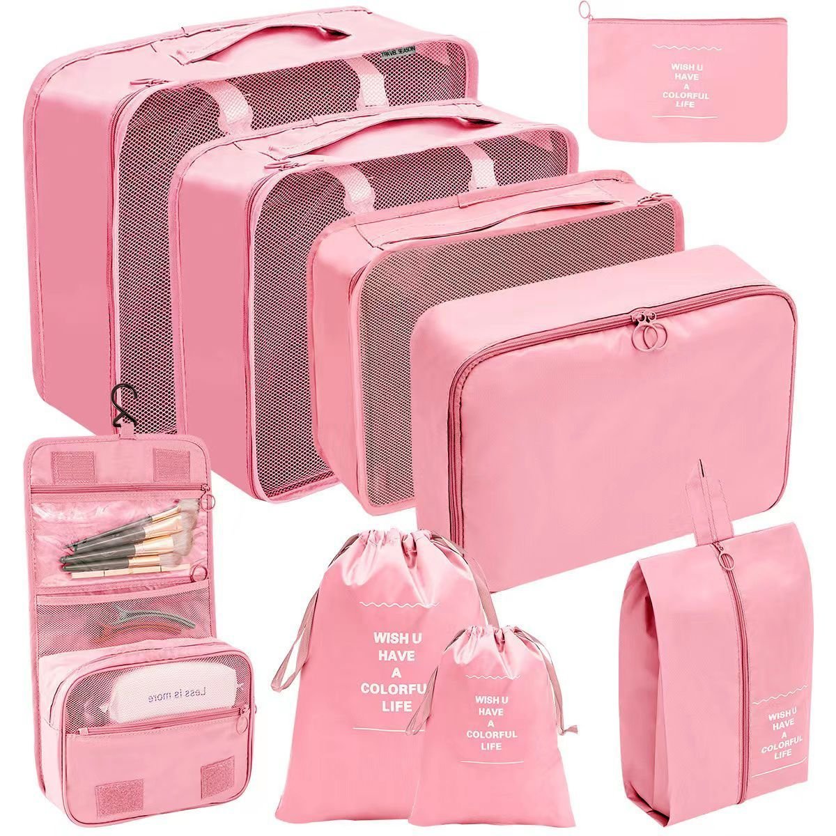 9pcs Luggage Travel Organizers /packing tubes For Suitcase - Image 2