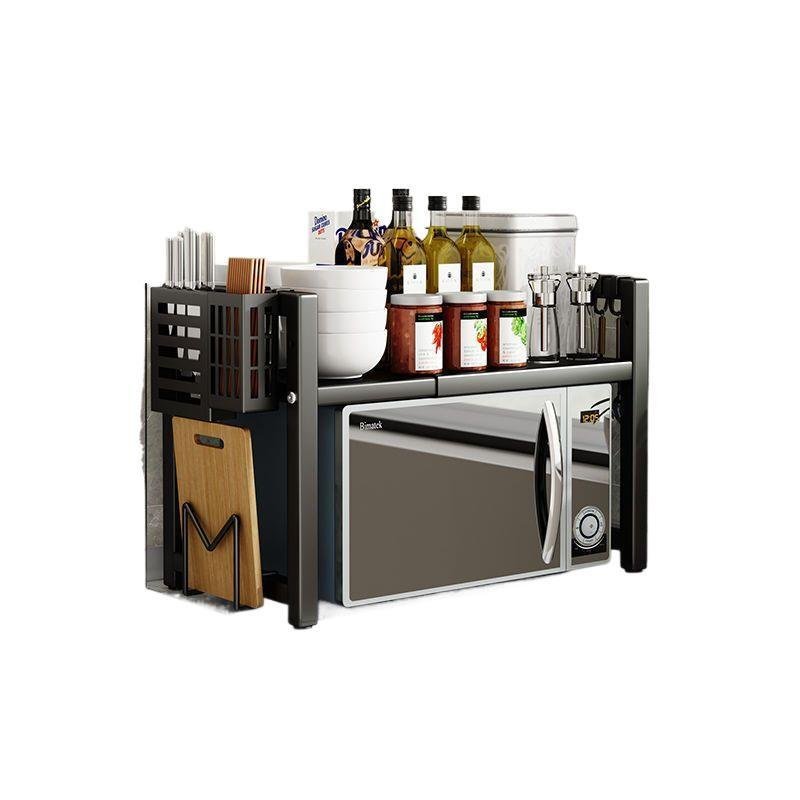 Single layer Heavy-duty Adjustable Microwave Stand - Image 4